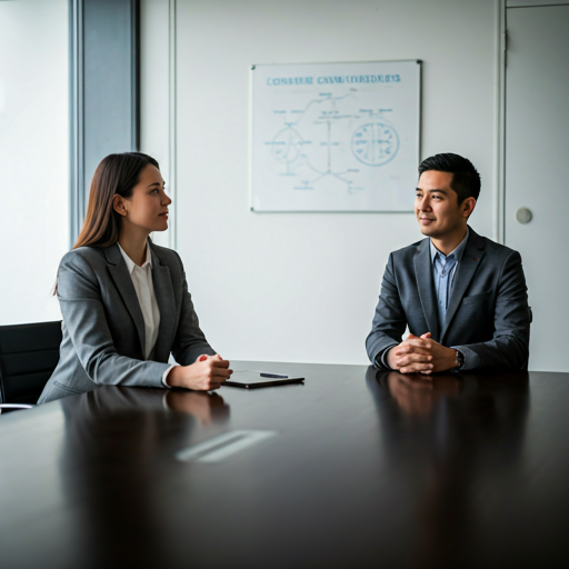 Une équipe qui échange